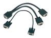 APC - Video / serial cable kit - DB-9, HD-15 (M) - DB-9, HD-15 - 0.9 m - thumbscrews