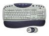 Logitech Cordless Desktop iTouch - Keyboard - wireless - mouse - USB / PS/2 wireless receiver - Swedish - retail