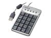 Kensington KeyHub - Keypad - USB - 19 keys - silver, granite