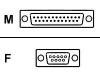 VALUE - Serial cable - DB-25 (M) - DB-9 (F) - 0.3 m