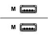 VALUE - USB cable - 4 PIN USB Type A (M) - 4 PIN USB Type A (M) - 1.8 m ( USB / Hi-Speed USB ) - beige