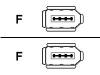 VALUE - IEEE 1394 cable - 6 PIN FireWire (F) - 6 PIN FireWire (F) - 1.8 m ( IEEE 1394 )