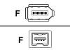 Roline - IEEE 1394 cable - 6 PIN FireWire (F) - 4 PIN FireWire (F) - 1.8 m ( IEEE 1394 )