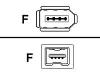 VALUE - IEEE 1394 cable - 6 PIN FireWire (F) - 4 PIN FireWire (F) - 1.8 m ( IEEE 1394 )