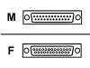 VALUE - Parallel cable - DB-25 (M) - DB-25 (F) - 1.8 m ( IEEE-1284 )