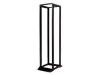 APC NetShelter 4 Post Open Frame Rack - Rack - black - 43U