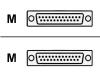 AESP - Parallel cable - DB-25 (M) - DB-25 (M) - 3 m - molded, thumbscrews