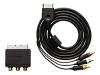 Microsoft Xbox AV Pack Standard - Game console link cable kit - Xbox AV connector (M) - RCA (M) - black