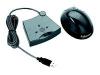 Fellowes Ergo Tech Cordless Mouse - Mouse - 3 button(s) - wireless - USB / PS/2 wireless receiver - metallic grey, smoke
