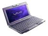 Sony VAIO C1 PictureBook PCG-C1MHP - TM5800 867 MHz - RAM 256 MB - HDD 30 GB - CD-RW / DVD-ROM combo - Mobility Radeon Bluetooth - Win XP Pro - 8.9
