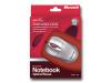 Microsoft Notebook Optical Mouse - Mouse - optical - 3 button(s) - wired - USB - silver - retail