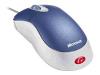 Microsoft Optical Mouse Blue - Mouse - optical - 3 button(s) - wired - PS/2, USB - astral blue, silver metallic