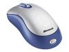 Microsoft Wireless Optical Mouse Blue - Mouse - optical - 3 button(s) - wireless - USB / PS/2 wireless receiver - astral blue, silver metallic