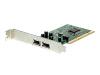 StarTech.com 3 Port PCI High Speed USB 2.0 Adapter Card - USB adapter - PCI - Hi-Speed USB - 2 ports