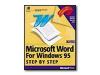 Microsoft Word for Windows 95 Step by Step  - self-training course - 3.5