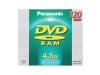 Panasonic LM AF120E - DVD-RAM - 4.7 GB - storage media