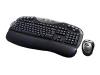 Logitech Cordless Desktop Optical - Keyboard - wireless - RF - 104 keys - mouse - USB wireless receiver - Belgium