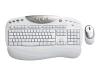 Logitech Cordless Desktop Navigator - Keyboard - wireless - RF - mouse - USB wireless receiver