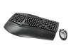 Logitech Cordless Desktop Comfort - Keyboard - wireless - RF - ergonomic - mouse - USB wireless receiver