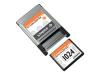 Kingston - Card adapter ( CF ) - flash: CompactFlash Card - 1 GB - PC Card