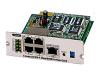 Powerware ConnectUPS X - Remote management adapter - X-Slot - EN, Fast EN - 10Base-T, 100Base-TX - 4 ports