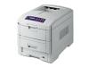 OKI C7300n - Printer - colour - LED - Legal, A4 - 600 dpi x 1200 dpi - up to 24 ppm (mono) / up to 20 ppm (colour) - capacity: 630 sheets - parallel, USB, 10/100Base-TX