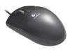 Logitech B69 Wheel Mouse Optical - Mouse - optical - 3 button(s) - wired - PS/2, USB - black - OEM