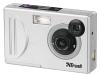 Trust 500FX PowerC@m Flash - Digital camera - 1.3 Mpix / 3.9 Mpix (interpolated) - supported memory: SM - silver