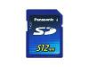 Panasonic RP SDH512 - Flash memory card - 512 MB - SD Memory Card