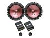 JVC CS HS651 - Car speaker system - 2-way - component - 165mm - metallic magenta