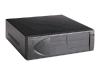 Q-Tec Pro Line Black 6028DT - Desktop - ATX - power supply 350 Watt - black, silver metallic