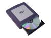 LaCie PocketCD-RW 241024 - Disk drive - CD-RW - 24x10x24x - Hi-Speed USB/IEEE 1394 (FireWire) - external