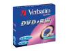 Verbatim DataLifePlus - 5 x DVD+RW - 4.7 GB - jewel case - storage media