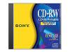 Sony - CD-RW - 650 MB ( 74min ) 4x - jewel case - storage media
