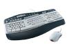 Microsoft MultiMedia Keyboard & Optical Value Pack - Keyboard - PS/2 - mouse - French - Belgium - OEM - Reporting