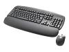 Logitech Cordless Desktop - Keyboard - wireless - RF - mouse - PS/2 wireless receiver