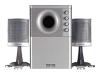 VideoLogic ZXR 200 - PC multimedia speaker system - 35 Watt (Total) - matt silver