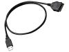Fellowes Sync and Charge - USB cable - 4 PIN USB Type A (M) - 1 m - black
