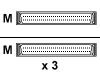 Adaptec - SCSI internal cable - LVD - HD-68 (M) - HD-68 (M) - 1 m (pack of 10 )