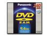 Panasonic LM AD240 - DVD-RAM - 9.4 GB - storage media