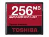 Toshiba - Flash memory card - 256 MB - CompactFlash Card