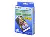 Sony SVM 30MS - Print ribbon / paper kit - 89 x 127 mm