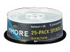 MMore - 25 x CD-R - 700 MB ( 80min ) 48x - spindle - storage media