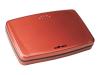 Targus Steel - Hard case CD disk(s) - 56 discs - steel - red