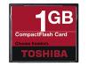 Toshiba - Flash memory card - 1 GB - CompactFlash Card