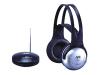 JVC HA W500RF - Headphones ( ear-cup ) - wireless - radio - black, silver