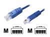 StarTech.com - Crossover cable - RJ-45 (M) - RJ-45 (M) - 3 m - UTP - ( CAT 5e ) - moulded - blue