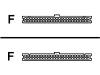 Belkin - SCSI internal cable - 50 PIN IDC (F) - 50 PIN IDC (F) - 0.3 m