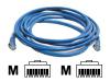 StarTech.com - Crossover cable - RJ-45 (M) - RJ-45 (M) - 3 m - UTP - ( CAT 5e ) - snagless - blue