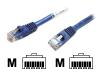 StarTech.com - Crossover cable - RJ-45 (M) - RJ-45 (M) - 4.6 m - UTP - ( CAT 5e ) - snagless - blue